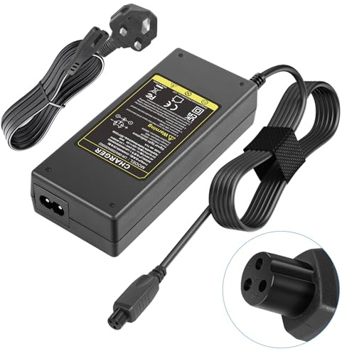 LabTEC 42V 2A Electric Scooter Charger Hoverboard Charger, 36V Li-on Battery Power Supply Adapter 3 pin for e-Bike, Self-balancing Scooter, Drifting Board
