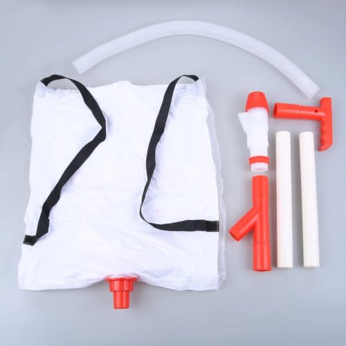 Outil d'épandage d'engrais manuel, sac à dos, applicateur Tube unique pour jardin, maïs agricole, légumes, sommet d'arbre fruitier(White)