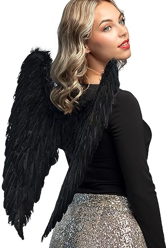 Boland - Engel Federflügel 65 x 65 cm | Flügel für Kostüme, Karneval, Halloween und Mottoparty