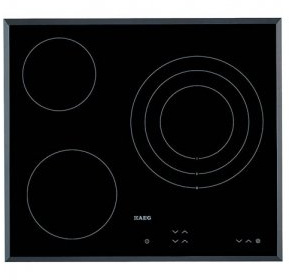 AEG HK-623020 FB - Placa Vitrocerámica Hk-623020-Fb Con 3 Zonas De Cocción