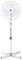 Knight 16 Pedestal Stand Fan | 1.4 Height | 3 Speeds | Oscillating & Tilting Head | Extra Wide Cross Base | Electric Powerful Fan for Home or Office [Energy Class A++] (White)