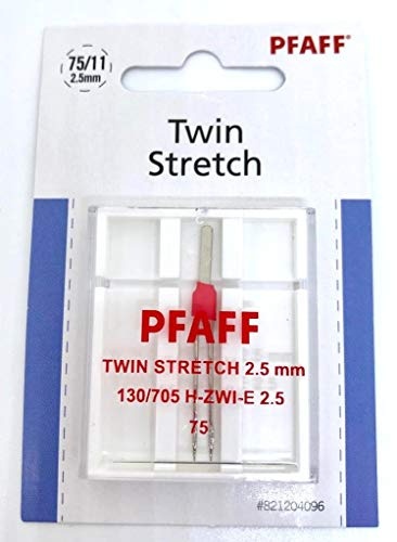 Pfaff Stretch/Jersey Zwillingsnadel 130/705 H-ZWI-E Stärke 2,5/75 für Pfaff Nähmaschinen Ambition