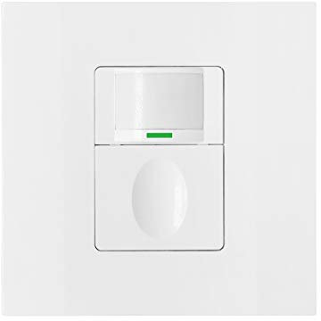Motion Sensor Switch with Occupancy Sensor/Vacancy Sensor/On-Off Switch,Pir Motion Sensor Light Switch with Time Delay&LUX Setting Adjustable,5A,AC110~265V,PC Fireproof(Neutral Wire Required)