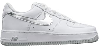 Nike Air Force 1 '07 Low Color of The Month Weiß Metallic Silber DZ6755-100, Metallic Gold, 45 EU