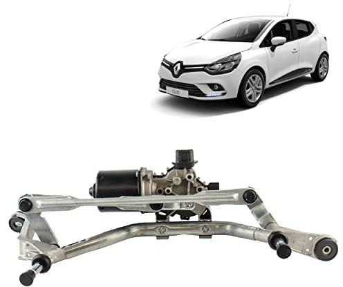 Moteur d'essuie glace compatible pour Clio 4 (2012-2020) (tringlerie + moteur) 288004542R, 288A53268R