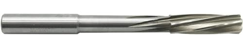 MIFANI Reibahlen H7 Spannreibahle HSS M2 Ganzschleif-Spiralnut Reibahle mit geradem Schaft, 1 Stück (Kopfdurchmesser: 20 mm) (Size : 15mm)