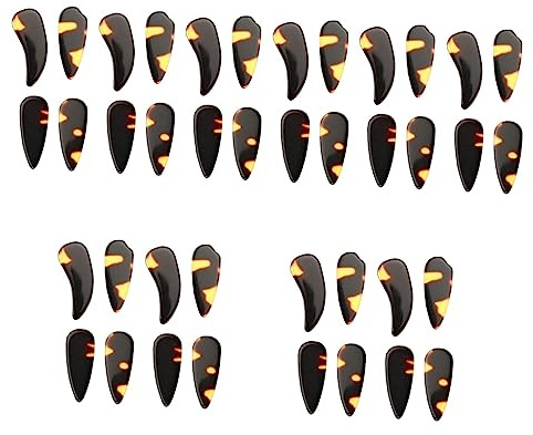 Abaodam 40stücke Teiliges Guzheng Fingerpicks Ergonomische Fingerplättchen Für Schmerzfreies Musizieren Für Musiker Hochwertige Verarbeitung Leicht Und Tragbar Perfekter Schutz Für