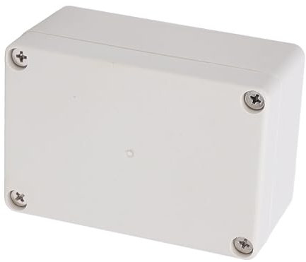 Electrical Junction Box, 100x68x50mm Water Proof IP65 ABS Plastic Enclosure with Hinged Cover
