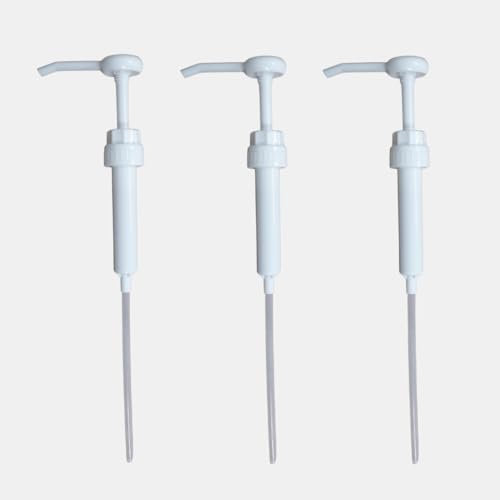5 Litre Pump Dispenser 20ML (3 Pack) Pelican Pump 38mm For Cleaning Liquids, Hand Soap, Shampoo, Oil, Washing & Sauces