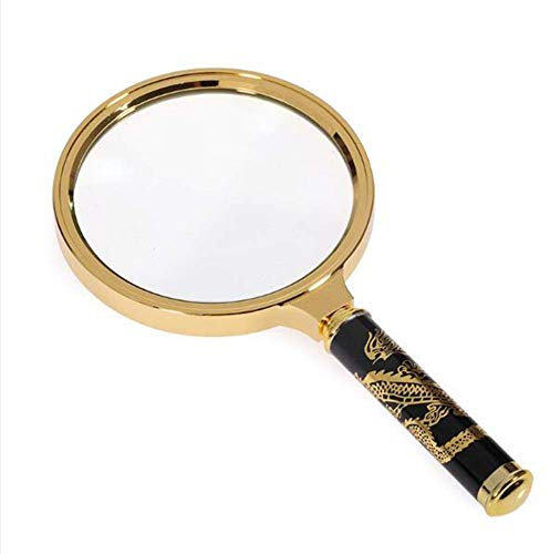 SaryEdge Lupe, Vergrößerungsglas 10-Fach – 60,70,80 mm, superklare, leichte Handlupe zum Lesen von Karten – Juwelier-Uhrenreparaturlupe, Sehhilfen für Sehbehinderte(70 mm