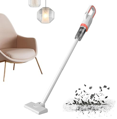 Generisch Aspirapolvere a batteria – Aspirapolvere anti-capelli | Aspirapolvere leggero e portatile con ricarica wireless per auto, mobili, pavimento