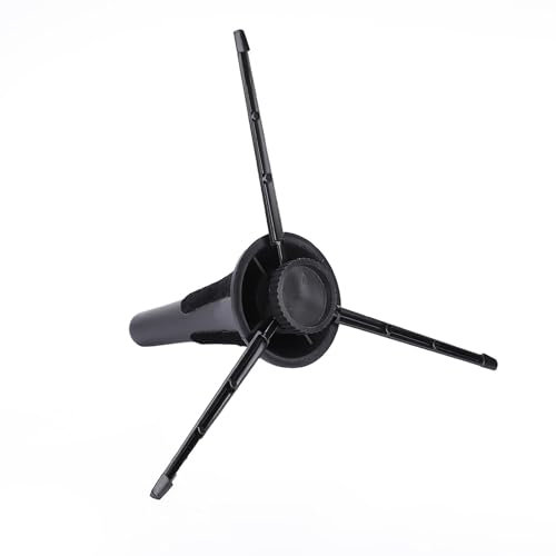 Zusammenklappbarer Klarinettenständer mit Stahlbeinen, Robuster Tragbarer Stativhalter für Lagerung und Transport