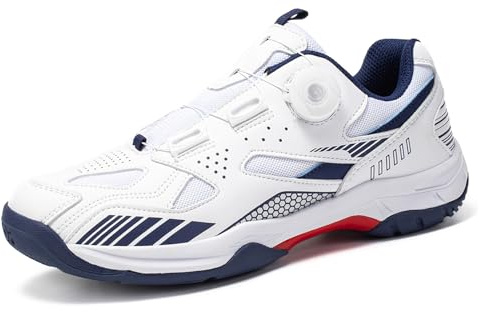 sekiueo Badminton-Schuhe Leichte Tischtennis- Und Pickleball-Schuhe Für Herren Damen All-Court-Sneaker Nicht Abfärbend rutschfest