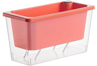 Vasi da fiori autoirriganti, fioriera per ortaggi da balcone, rettangolare scatola di coltivazione per balcone per davanzale della finestra