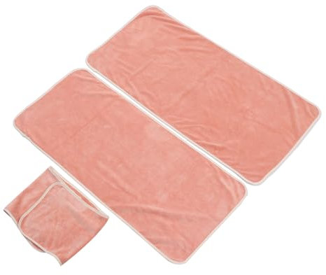 VICASKY 1 set di copricapo in microfibra, asciugamano spa da donna, con foulard, federa per cuscino e copertura del petto, leggero, portatile, per sauna e vibrante