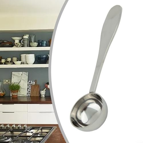 Cucchiaio dosatore da cucina in acciaio inox, 10 ml, per misurare caffè e spezie