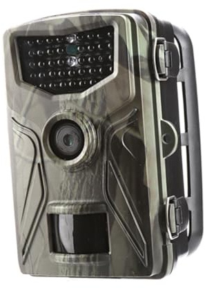 BRIGHTFUFU Fototrappola HD con Visione Notturna Infrarossi per Monitoraggio Fauna e Sicurezza Esterna Standby Mesi Supporto Cintura e Treppiede