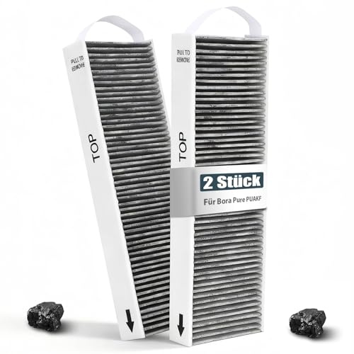 2 filtri a carbone attivo per Bora Pure PUAKF, filtro a carbone per Bora X Pure/S Pure/PURU o PUXU piano cottura con cappa di ricircolo