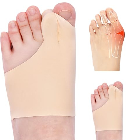 Yoodriy Chaussettes Confort Pied avec Écarteurs d’Orteil en Silicone, Coussinet Avant-Pied, Soutien des Orteils, 1 Paire, Unisexe