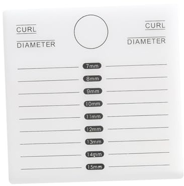 Alipis Support de Cils Extension Acrylique Blanc Plateau Pratique pour Salon et Usage Maison Facilite la Pose Rapide des Faux Cils Professionnels