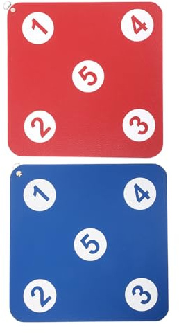Milisten 2 Pièces Cible Escrime Murale Double Face Cible Arc Extérieure Portable avec Zones de Visée Lumineuses pour Entraînement Sabre et Installation Rapide pour Amélioration des
