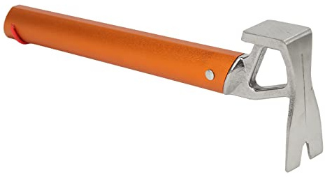 CFTGIW Multifunktionell Utomhuscamping Tältpinne Hammer Impact Stakes Nagelavdragare HammerSilver Bra Effekt Inte KlätterhammarenTält HammerStakes Nageldragare HammerUtomhuscampingtält (Orange)