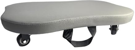 Pilates Roller Balance Board con ruote, tavola portatile per allenamento della forza per casa palestra per migliorare l'equilibrio e la stabilità, grigio