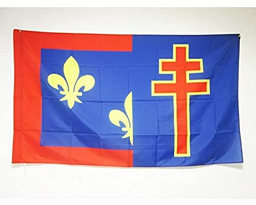 AZ FLAG Drapeau Maine-et-Loire 150x90 cm Français Polyester 100D Fourreau | Usage intérieur et extérieur Drapeau décoratif coutures doubles et bords renforcés avec fourreau pour mât