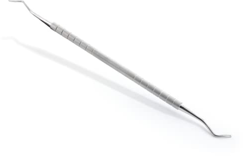 Hörnlyftare nagellyftare dubbelt instrument rostfritt 17 cm för manikyr/pedikyr fotvård med böjda ändar