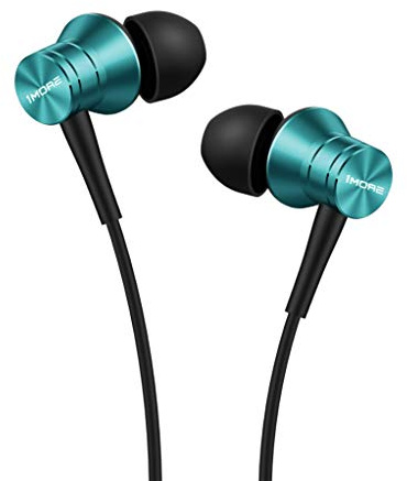 1MORE Piston Fit in-Ear Earphones Fashion Durable Headphones with 4 Color Options, Noise Isolation, Pure Sound, Phone Control with Mic for Smartphones/PC/Tablet - E1009 Blue
