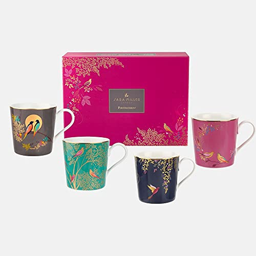 Sara Miller London Chelsea muggar blandade set med 4, eleganta och sofistikerade, den perfekta blandningen av stil och kvalitet
