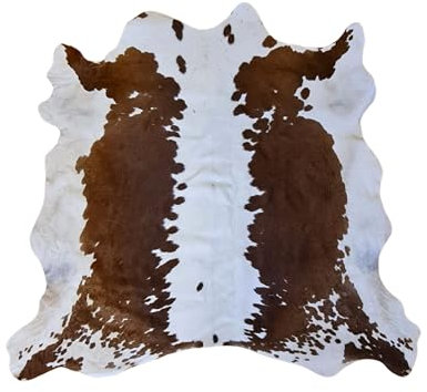 Alfombra de cuero de vaca, piel real de piel de piel oculta natural alfombra de piel animal, peau de vache