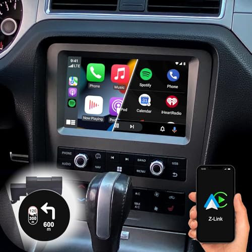DYNAVIN Android Radio Navi für Ford Mustang 2010-2014, 9 Zoll OEM Radio mit Wireless Carplay und Android Auto | Head-up Display | Inkl. DAB+; D9-MST2010 Plus