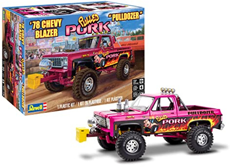 Revell 14532 '78 Chevy Blazer Pulldozer 1:24 Scale 122-Piece Skill Level 4 Model Truck Building Kit