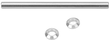 RiToEasysports RC-Hubschrauber-Horizontalachsen-Set, Edelstahl-RC-Flugzeug-Ersatzteile für K200 Ferngesteuerter Hubschrauber, Silber