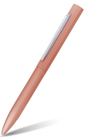 Online Kugelschreiber OCTOPEN I hochwertiger Metall-Kuli Rosegold I auswechselbare Großraum-Mine I Schreibfarbe blau, dokumentenecht I Geschenkidee