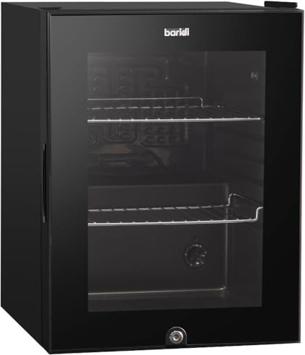 40L Freestanding Worktop Wine Beer Drinks Fridge Cooler - Black & Glass Door