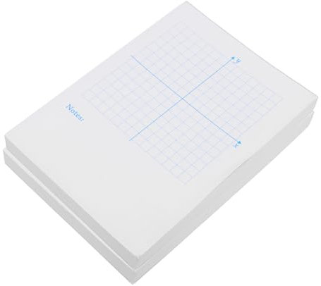 CAXUSD Xy Koordinaten Übungshefte 2 Stück Zeichenpapier Für Mathematik Millimeterpapier Rasterpapier Notizblock Zum Zeichnen Von Gleichungen Und Funktionen
