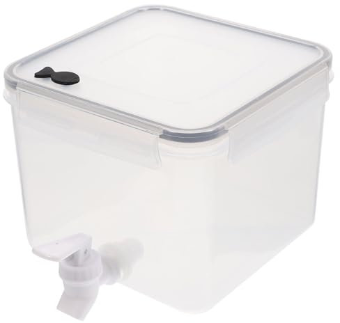 ABOOFAN Botella De Agua Fría Con Grifo Para Refrigerador Dispensador De Bebidas Recipiente Para Agua Fría Para Preparar Té De Frutas y Enfriar Jugos