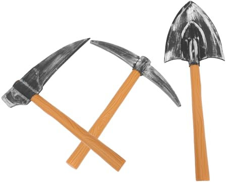 UPKOCH 3pièces Modèle De Pelle à Faucille Et Accessoires De Costume pour GNOME Jouet Décoratif Faux pour Halloween Et Carnaval