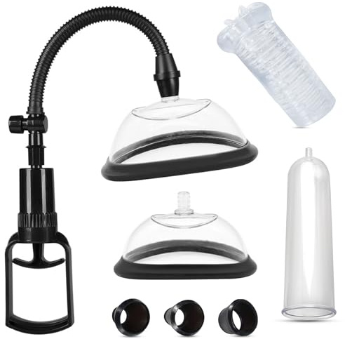 BDSMLOVE Pompe à Pénis avec Pompe à clitoridienne Sex Toys pour Homme Femme Couple Plaisir, Pompe a Penisse Masturbeuse Homme, Ventouse clitoridienne ventouse mamelons