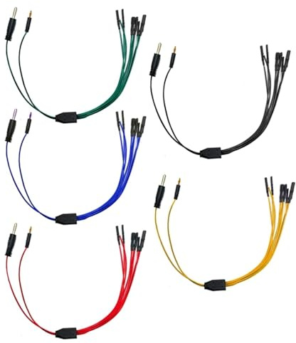 Hkfgdjdl Automotive Jumper Cable Wiring Harness Suitable for Multimeter Oscilloscope Signals Testing 8 Channel Diagnostic Tool