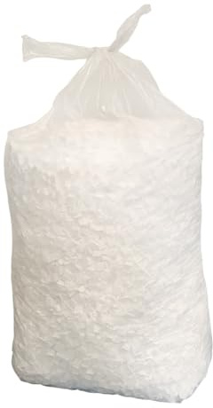 Sicignano Trucioli di Polistirolo Espanso Sacco da 4,4 kg Cad. (Circa 220L), Leggero e Ammortizzante Truciolato Ideale per Imballaggi, Riempimenti, Protezione Oggetti e Lavori Creativi