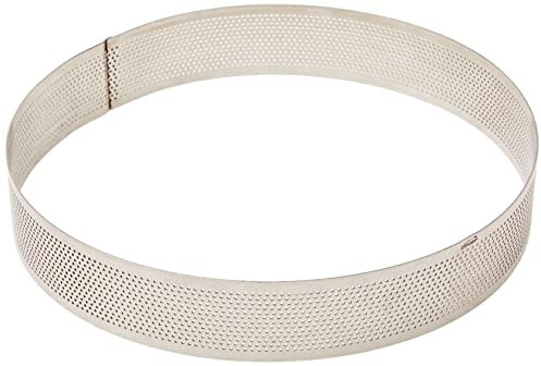 LACOR 68550 Stampo Rotondo Forato, Grigio, 20 x 20 x 4 cm