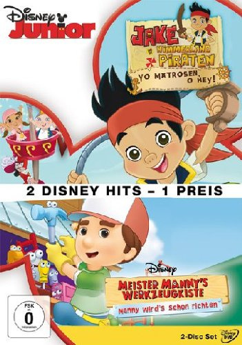 Jake und die Nimmerland Piraten - Yo Matrosen, O Hey! / Meister Manny's Werkzeugkiste - Manny wird's schon richten [2 DVDs]