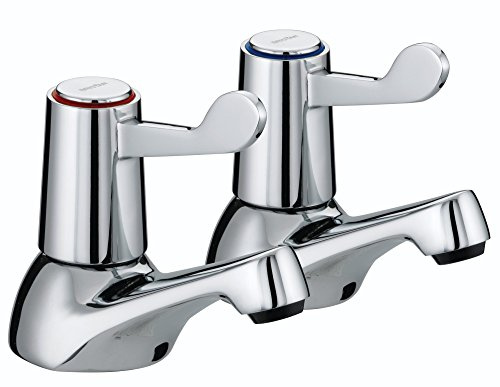 Bristan VAL 3/4 C CD Lever Bath Taps with Ceramic Disc Valves - Chrome Plated