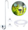 Q-Grow CO2 Diffusor Aquarium aus Edelstahl, mit wechselbarer Keramikscheibe, inkl. 2m Schlauch - 30cm