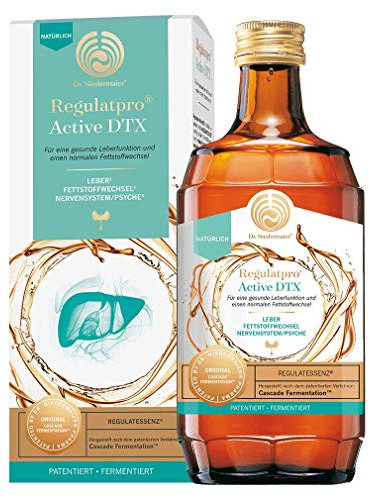 Dr. Niedermaier Regulatpro® Active DTX I zur Detox Entgiftung von Leber und Körper I Elixier aus der Flasche I 350 ml