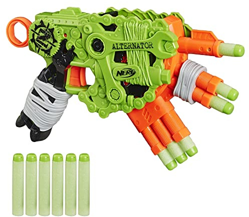 Nerf E6187EU4 Zombie Strike Lichtmaschine Blaster - Feuer 3 Wege - Lieferumfang: 12 offizielle Nerf Zombie Strike Elite Darts - für Kinder, Jugendliche, Erwachsene