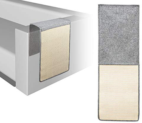 eyepower Tapis à gratter pour Chat - 130x44cm Protection du Canapé grattoir Sisal pour Meubles